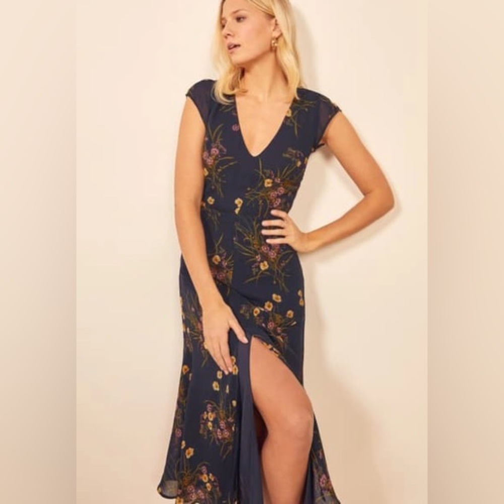 Reformation Wellfleet dress print Mademoiselle